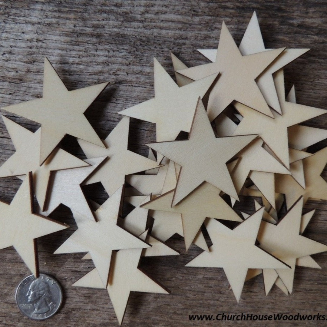 Wooden Snowflake Christmas Ornaments Set of 25 For Sale – Church House  Woodworks