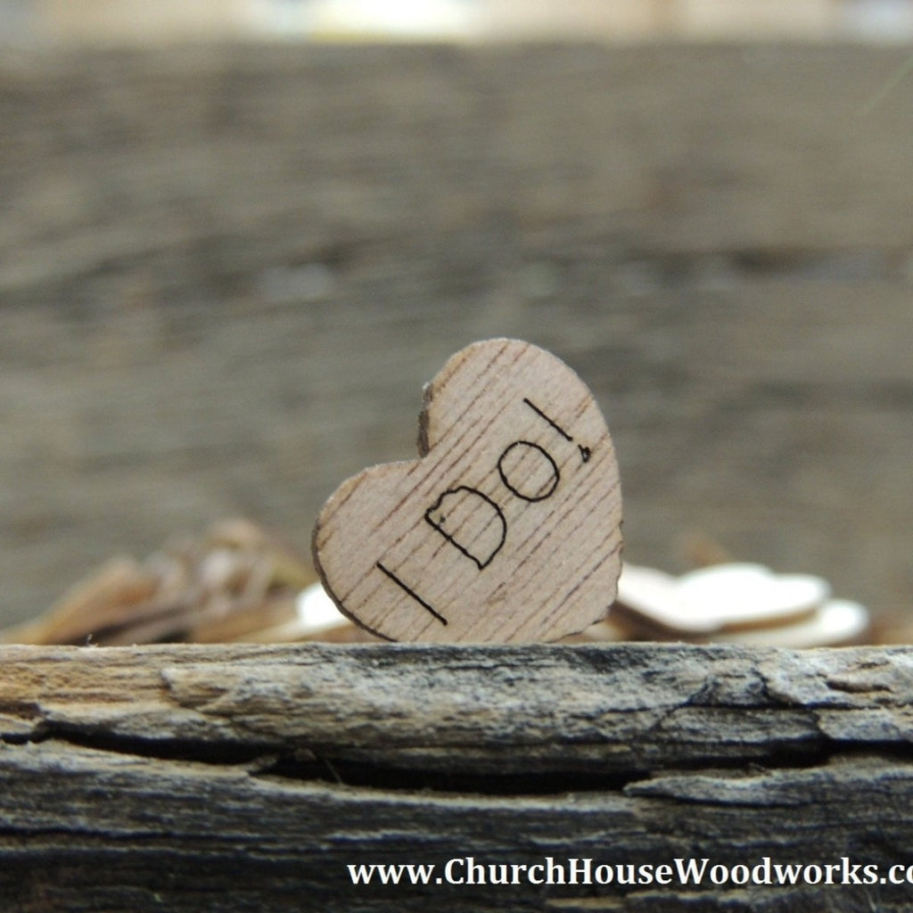 Add a touch of whimsy with these wooden hearts - 100 Things 2 Do